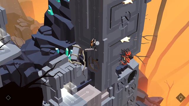 Lara Croft GO. 6 Огненная Пещера. 6 Медленное Восхождение