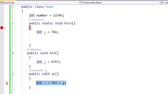 ? C# Tutorial 17 - Global and Local variables with Multiple examples using in C# | Hindi смотреть онлайн