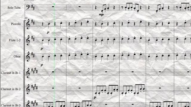 Action Sonata for Tuba and Concert Band - Messiah College Wind Ensemble смотреть онлайн