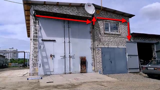 Прокладываем кабель на 380 В в два гаража // Pulling 380 V cable into two garages смотреть онлайн