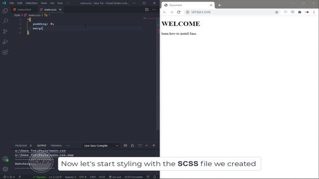 How to Install Sass (Up and Running) смотреть онлайн