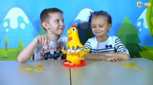 КУРИЦА ЧЕЛЛЕНДЖ Ярослава с другом играют - Кто выиграет? Видео для детей