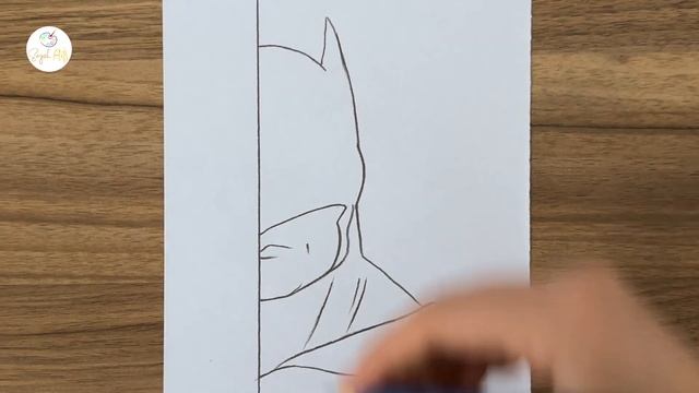 How to draw batman step by step || Easy drawing ideas for beginners || Easy drawing with pencil смотреть онлайн