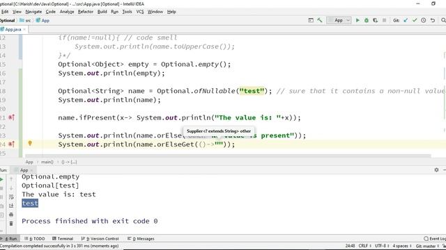 Java Optional Crash Course смотреть онлайн