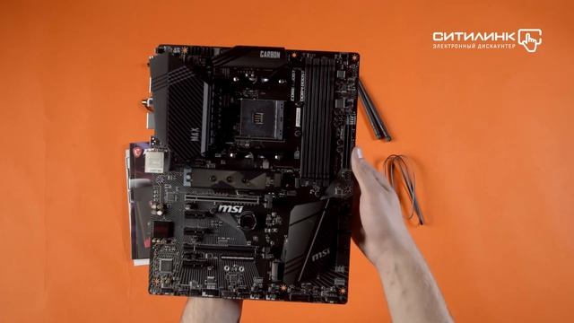 Обзор материнской платы MSI B450 GAMING PRO CARBON MAX WIF | Ситилинк смотреть онлайн