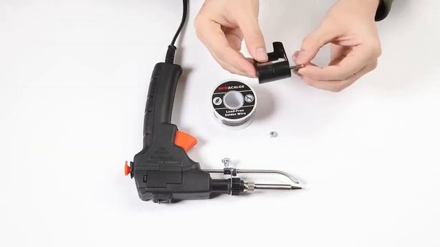 Ручной паяльник с автоматической подачей припоя. смотреть онлайн