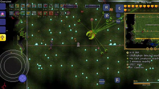 Terraria tModloader mobile ( Calamity Mod ) - Revengeance Plantera (class - rogue) смотреть онлайн