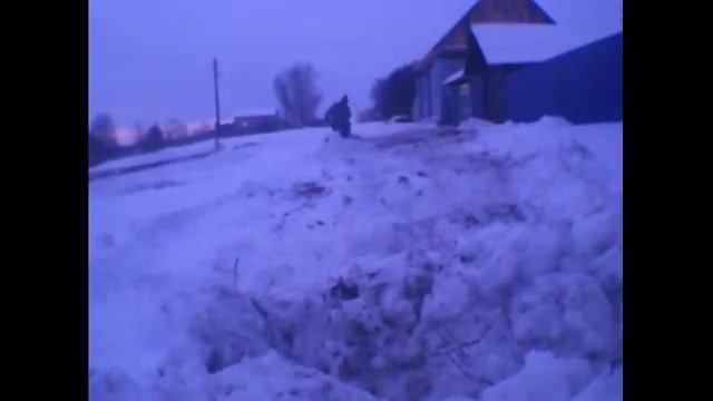 Скаут с отвалом на расчистке сугробов смотреть онлайн