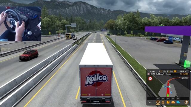 Кому лимонад ? - Euro Truck Simulator 2 | logitech g27 смотреть онлайн