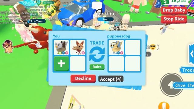 ??? ЧТО ДАЮТ ЗА НЕОН Ф Р ГРИФОНА в Adopt Me Roblox / Трейд Neon Fly Ride Griffin ??? смотреть онлайн