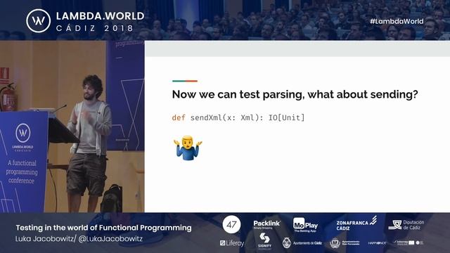 Lambda World 2018 - Testing in the world of Functional Programming - Luka Jacobowitz смотреть онлайн