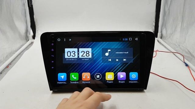 Штатная магнитола Skoda Octavia (2014-2017) Rapid (2015+) Android ZOY-3083 смотреть онлайн