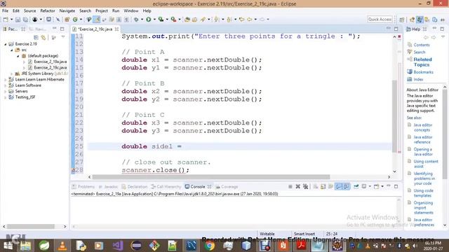 Introduction To Java Programming Exercise 2 19c смотреть онлайн