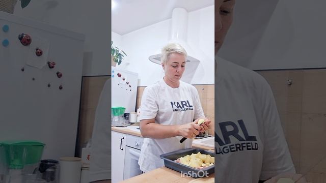 картошка с мясом в духовке