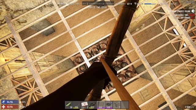 Alpha 15 7 Days To Die Let's play Episode 13: Close call смотреть онлайн