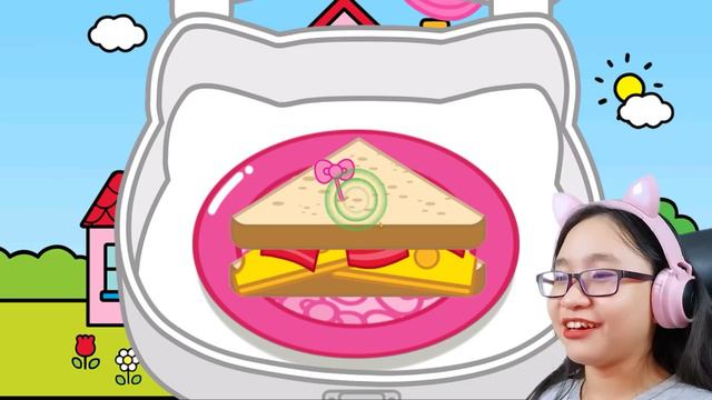 Hello Kitty Lunchbox - I'm Making Lunch for Hello Kitty!!! смотреть онлайн