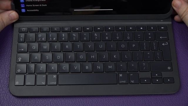 Logitech Slim Folio Pro - iPad Pro смотреть онлайн