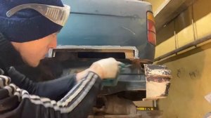 Ремонт заднего крыла бмв е34