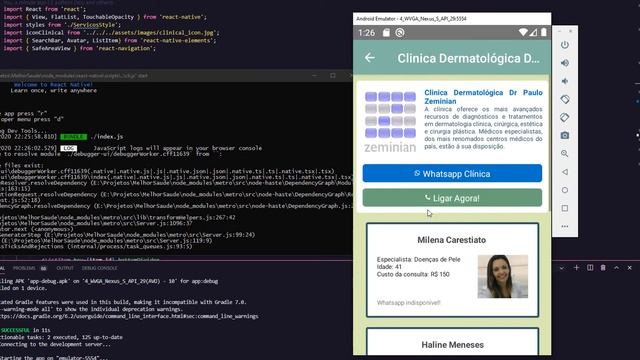 Melhor Saúde Versão Final - App React Native -0.63 com Api Laravel 8 смотреть онлайн