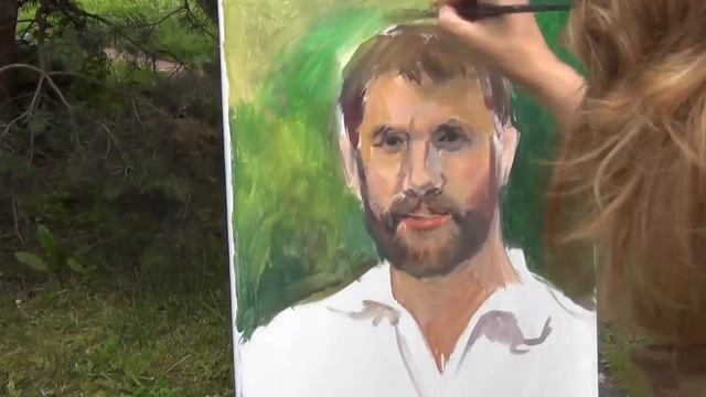 Как нарисовать ПОРТРЕТ С НАТУРЫ! Учимся рисовать ПОРТРЕТ ! Как Научиться РИСОВАТЬ смотреть онлайн