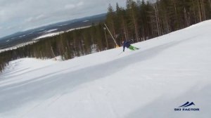 Горные лыжи. Карвинг «long turn»-поворот длинного радиуса S