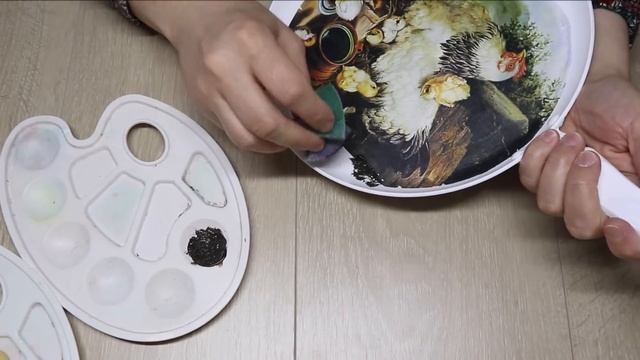 How to decorate old pans |Decoupage old pans| Kitchen decor смотреть онлайн