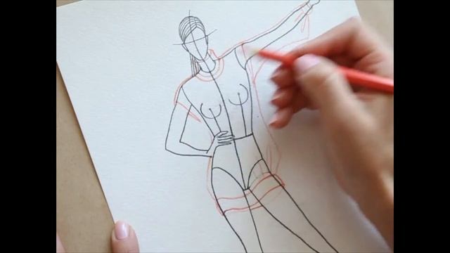 Fashion sketching Видео урок по созданию fashion sketch свитера смотреть онлайн