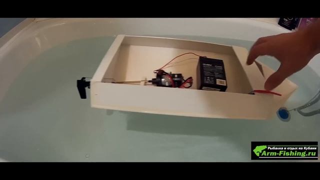 Кораблик bait boat для рыбалки своими руками часть 1 макет из пвх и тест в ванной смотреть онлайн
