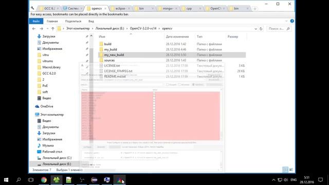 Installation of OpenCV 3.2 for Eclipse in Windows 10 смотреть онлайн
