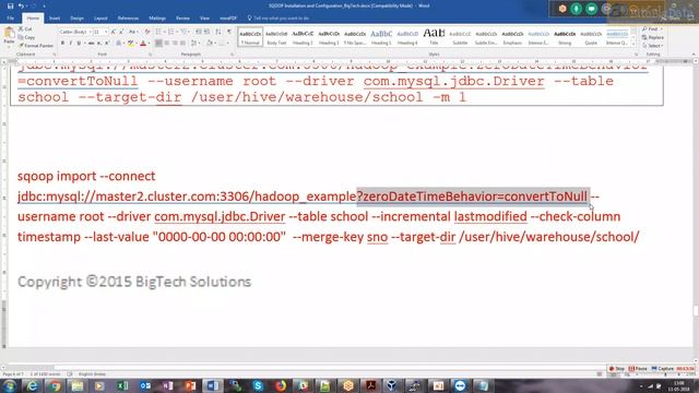 Hadoop dev: part 68 Sqoop last modified practical discussion and practical смотреть онлайн