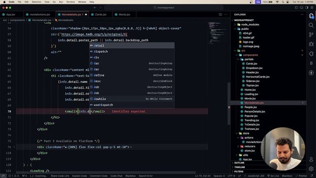 25.3 ReactJS Project [Part-3] - Major Project - SCSDB смотреть онлайн