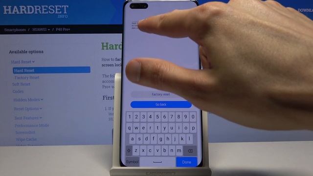 How to Hard Reset HUAWEI P40 Pro+ - Bypass Screen Lock by Recovery Mode смотреть онлайн