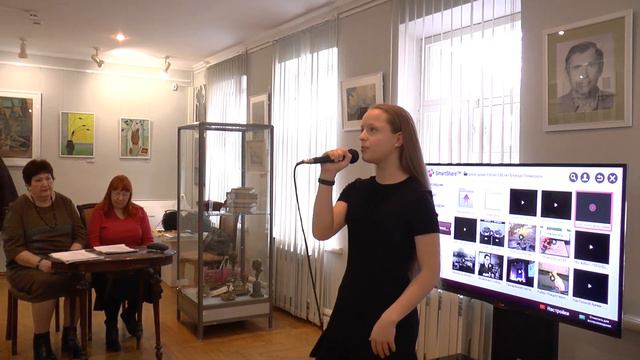 Шевченко Ангелина. Песня "Синий платочек". Литературное творческое объединение "Серебро слов" смотреть онлайн