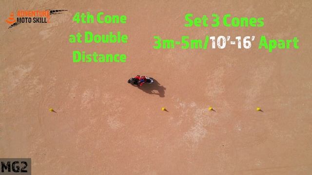 Motorcycle Cone Drills for Off-Road Training – 4 Cones X 4 Designs X 4 Lines of Travel for Each One смотреть онлайн