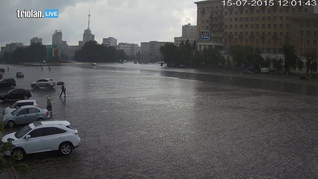 Triolan.Live - Харьков, площадь Свободы (15-07-2015) смотреть онлайн
