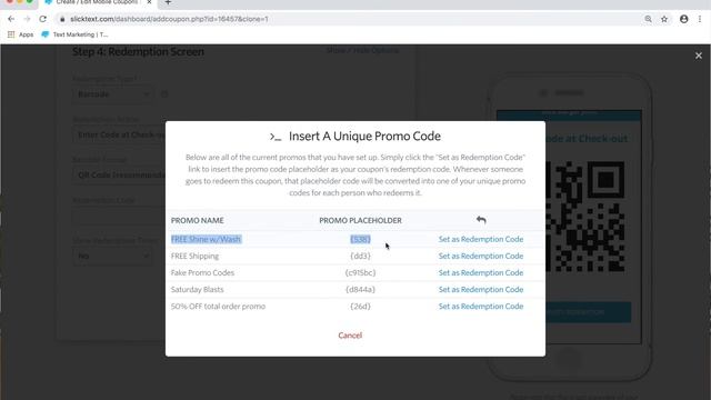 How Digital Mobile Coupons & Unique Promo Codes Work Together