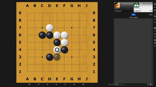 Играю в Го #14 - Играю турнир 9x9 на сервере OGS смотреть онлайн