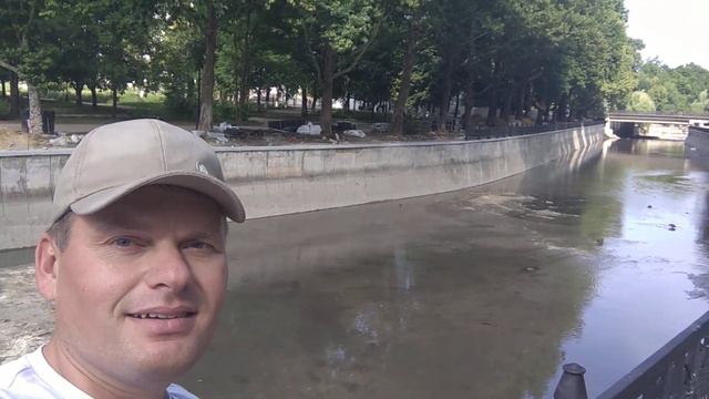 Крым Симферополь 14 июля 2019 Цапля Симка в реке Салгир смотреть онлайн