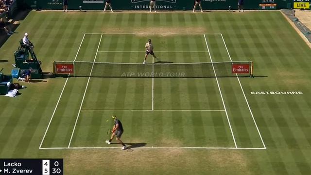 Lukas LACKO (SVK) Vs. Mischa ZVEREV (GER) - Eastbourne 2018 Final