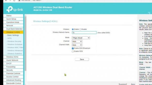 How to setup TP link Wi-Fi Router Archer C50 Static IP Address
