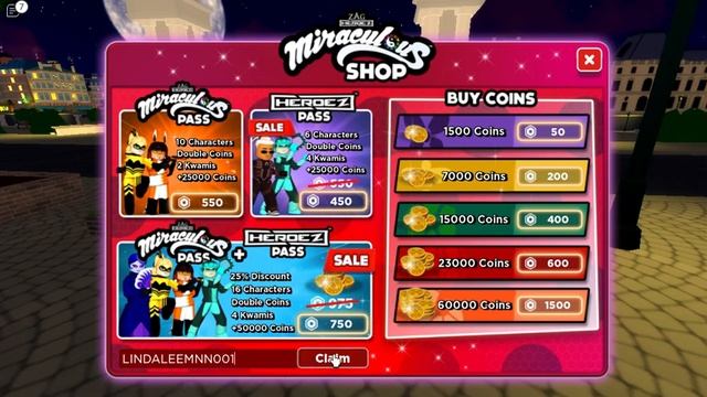 4* NEW MIRACULOUS RP CODES JULY 23 | Roblox Miraculous RP Codes смотреть онлайн