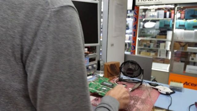 Контрольный запуск материнской платы ноутбука Asus X540BA по заказу 18265. смотреть онлайн