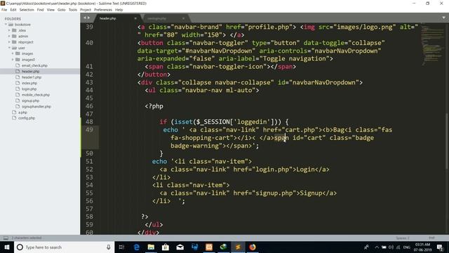 Online Book Store in PHP | Index page | part -18 | (hindi) смотреть онлайн