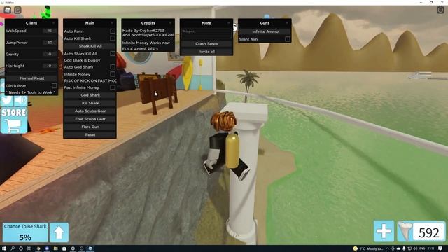 [NEW] ROBLOX | Sharkbite Script GUI | Infinite Teeth, Kill All, Crash Server | *PASTEBIN 2021* смотреть онлайн