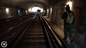 CHALLENGE / НОЧЬ В ПАРИЖСКОМ МЕТРО !!