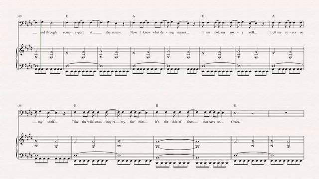 Trombone - Graceless - The National Sheet Music, Chords, & Vocals смотреть онлайн