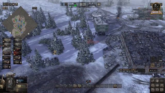 Call to Arms: Gates of Hell - Ostfront | الدبابة Sturer Emil + والمدفع Flak 88 ودفاع ناري عن المعسك смотреть онлайн