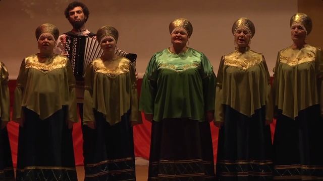 Народный хор русской песни "Степные узоры" - Степь широкая смотреть онлайн