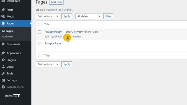How to remove sample comments, posts on a new WordPress blog | StormerHost.com смотреть онлайн