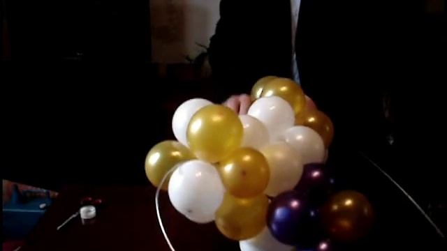 Что подарить на 8 Марта- сердце из шариков. Сделай сам! смотреть онлайн